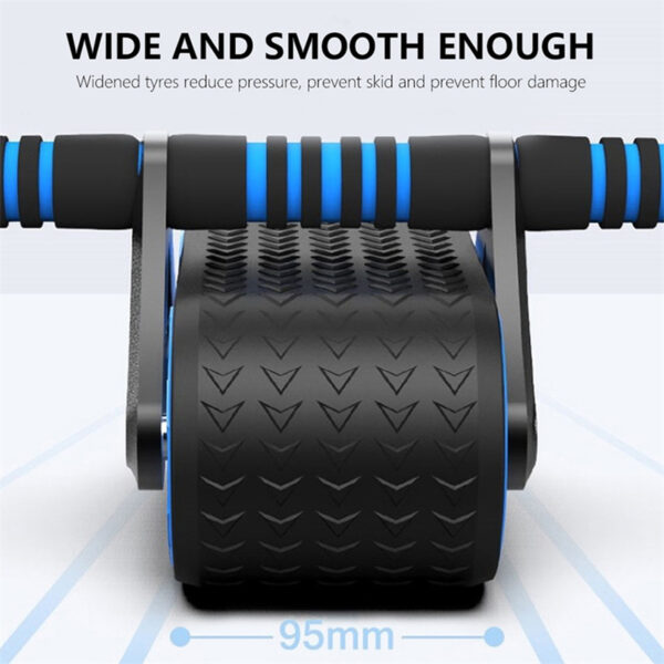 Double Wheel Abdominal Exerciser Women Men Automatic Rebound Ab Wheel Roller Waist Trainer Gym Sports Home Exercise Devices - Image 4