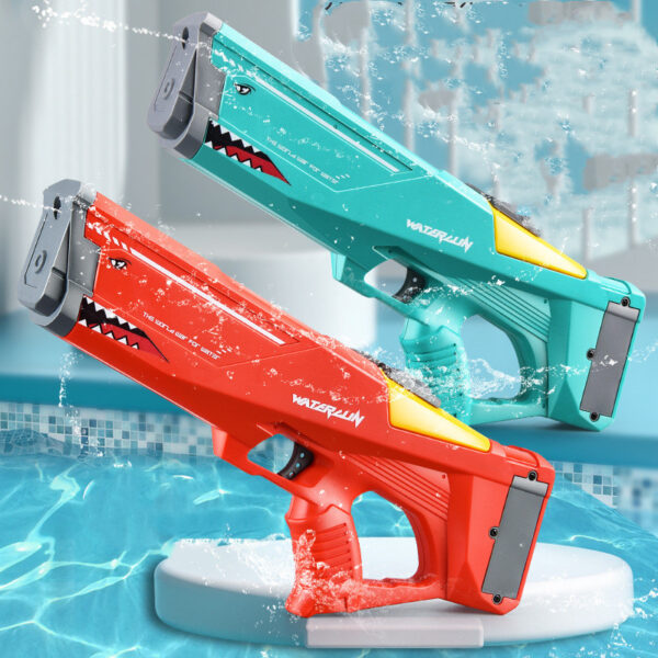 Automatic Electric Water Gun Toys Shark High Pressure Outdoor Summer Beach Toy Kids Water Fight Pool Party Water Toy - Image 7